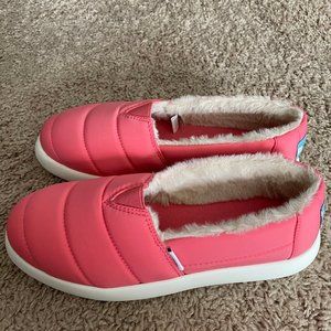 Womens Tom's Alpargata Lined Mallow Shoe in Melon